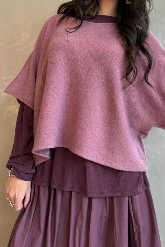 Conrad Layer Knit Dusky Rose 